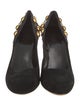 Gucci Babouska Accents Suede Pumps