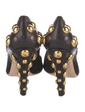 Gucci Babouska Accents Suede Pumps
