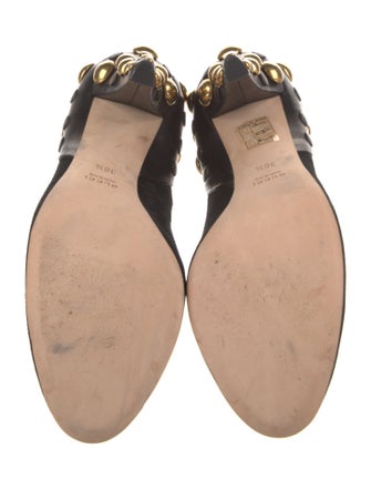 Gucci Babouska Accents Suede Pumps