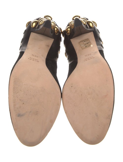 Gucci Babouska Accents Suede Pumps