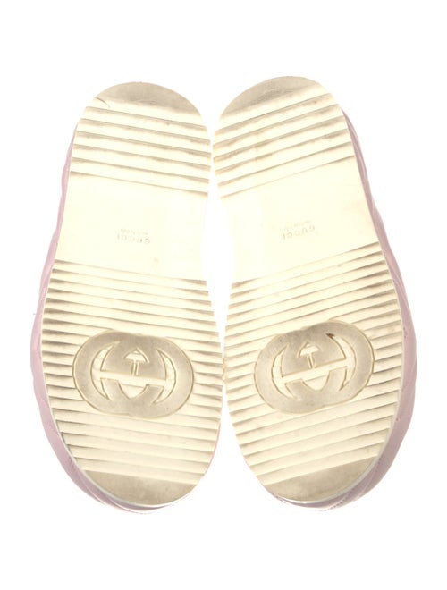 Gucci Double G Logo Leather Slides