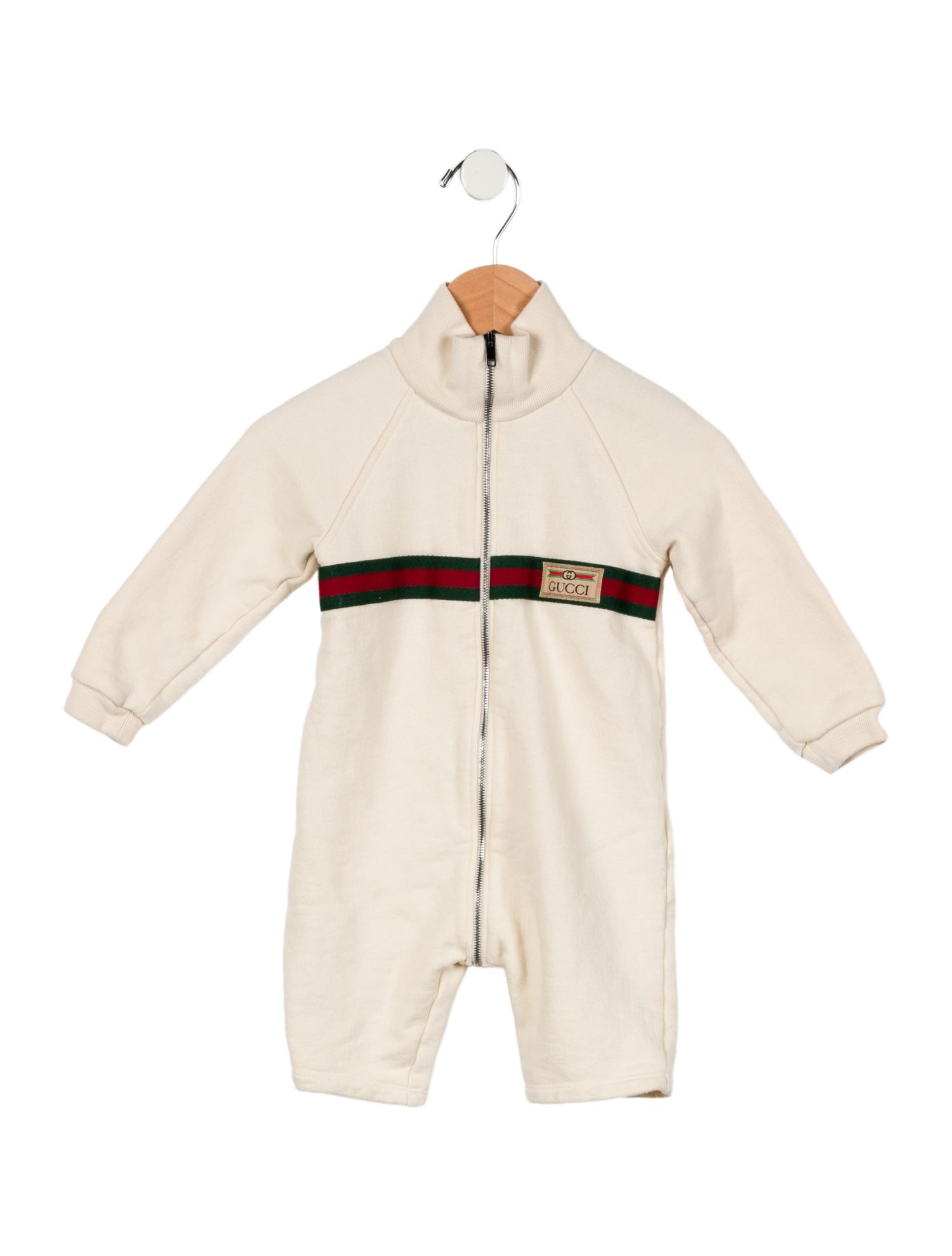 Gucci Infant Boys' Web Accent One Piece