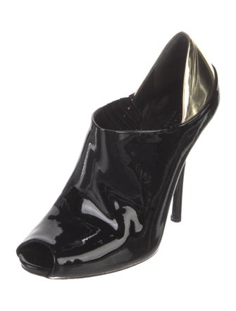 Gucci Patent Leather Mules