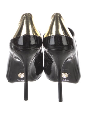 Gucci Patent Leather Mules