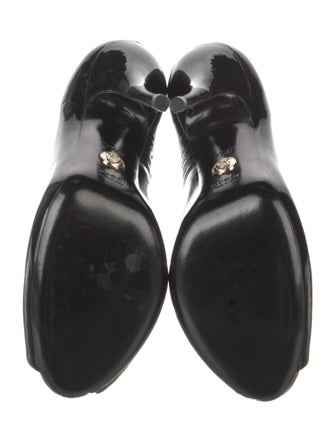 Gucci Patent Leather Mules