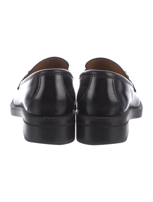 Gucci Interlocking G Logo Leather Loafers