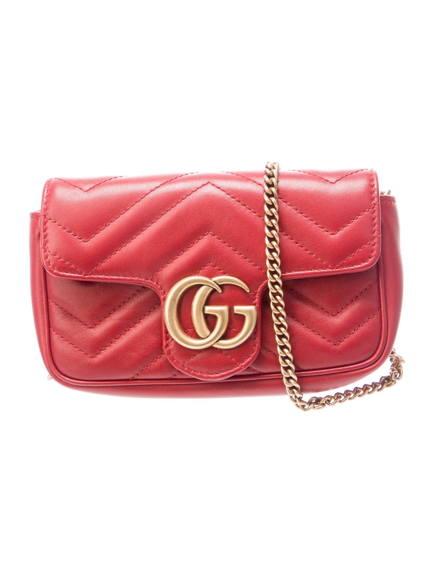 Gucci Leather Marmont Super Mini