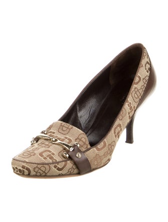 Gucci GG Canvas Canvas Pumps
