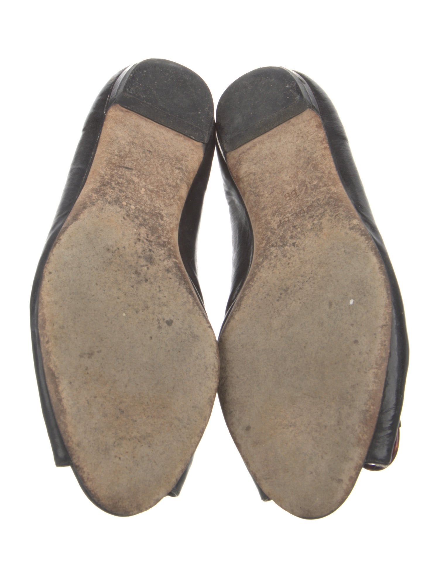 Gucci Horsebit Accent Patent Leather Flats