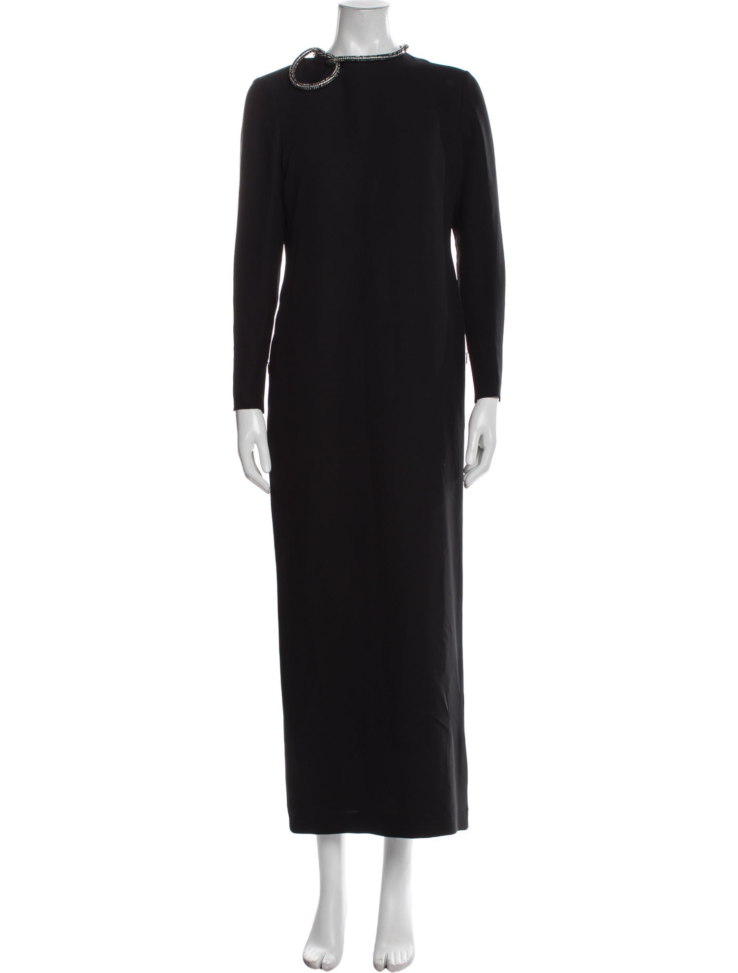 Gucci Mock Neck Long Dress