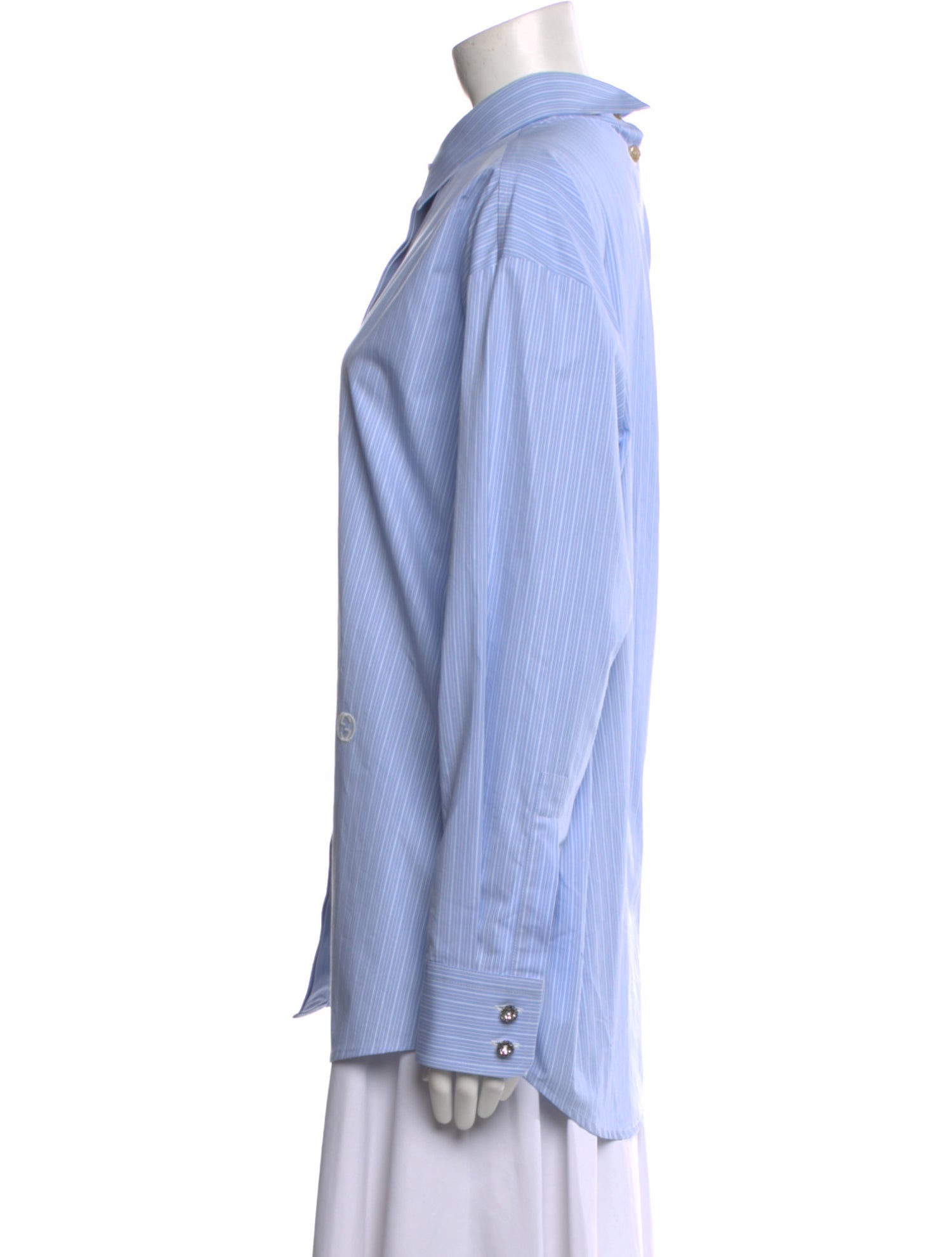 Gucci 2024 Striped Button-Up Top