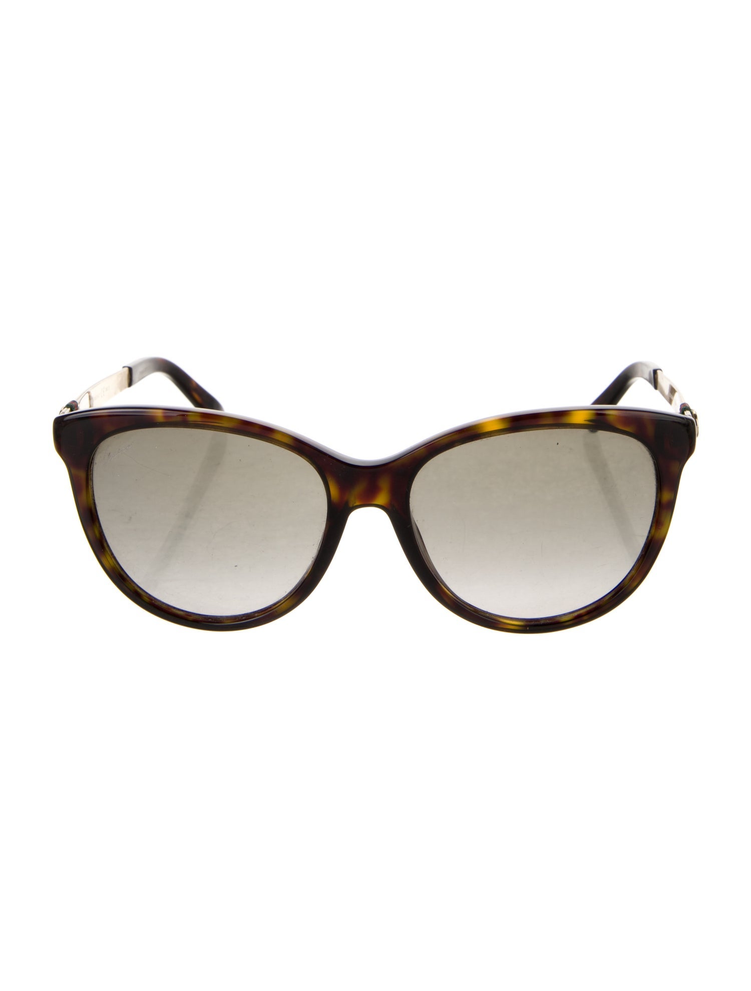 Gucci Web Accent Cat-Eye Sunglasses