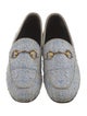 Gucci Horsebit Accent Tweed Loafers