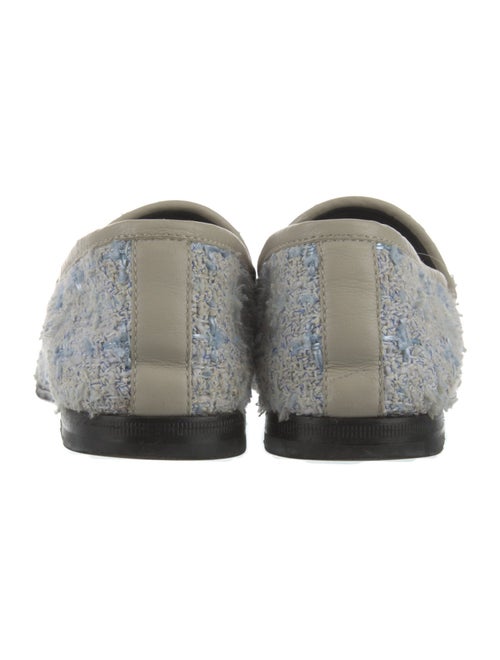 Gucci Horsebit Accent Tweed Loafers