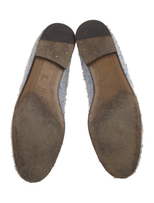 Gucci Horsebit Accent Tweed Loafers