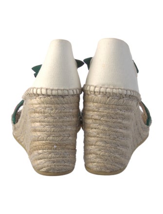 Gucci Web Accent Canvas Espadrilles