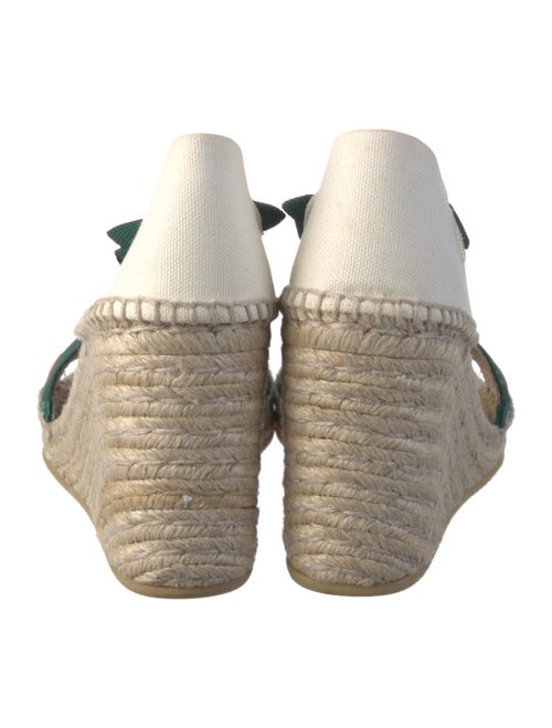 Gucci Web Accent Canvas Espadrilles