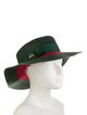 Gucci Green Pattern Paper Sunhat Size S