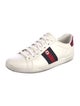 Gucci Web Accent Leather Sneakers