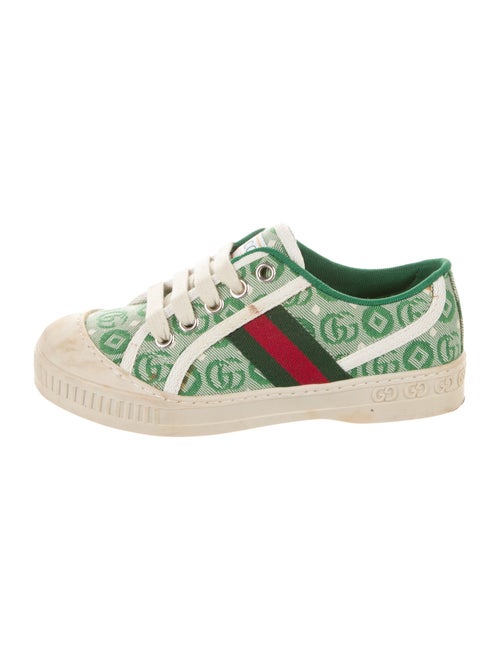 Gucci Kids' Web Accent Low Top Sneakers