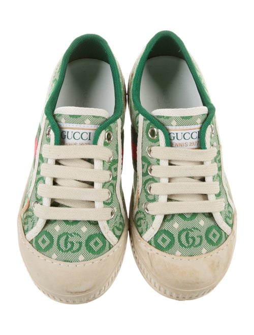 Gucci Kids' Web Accent Low Top Sneakers
