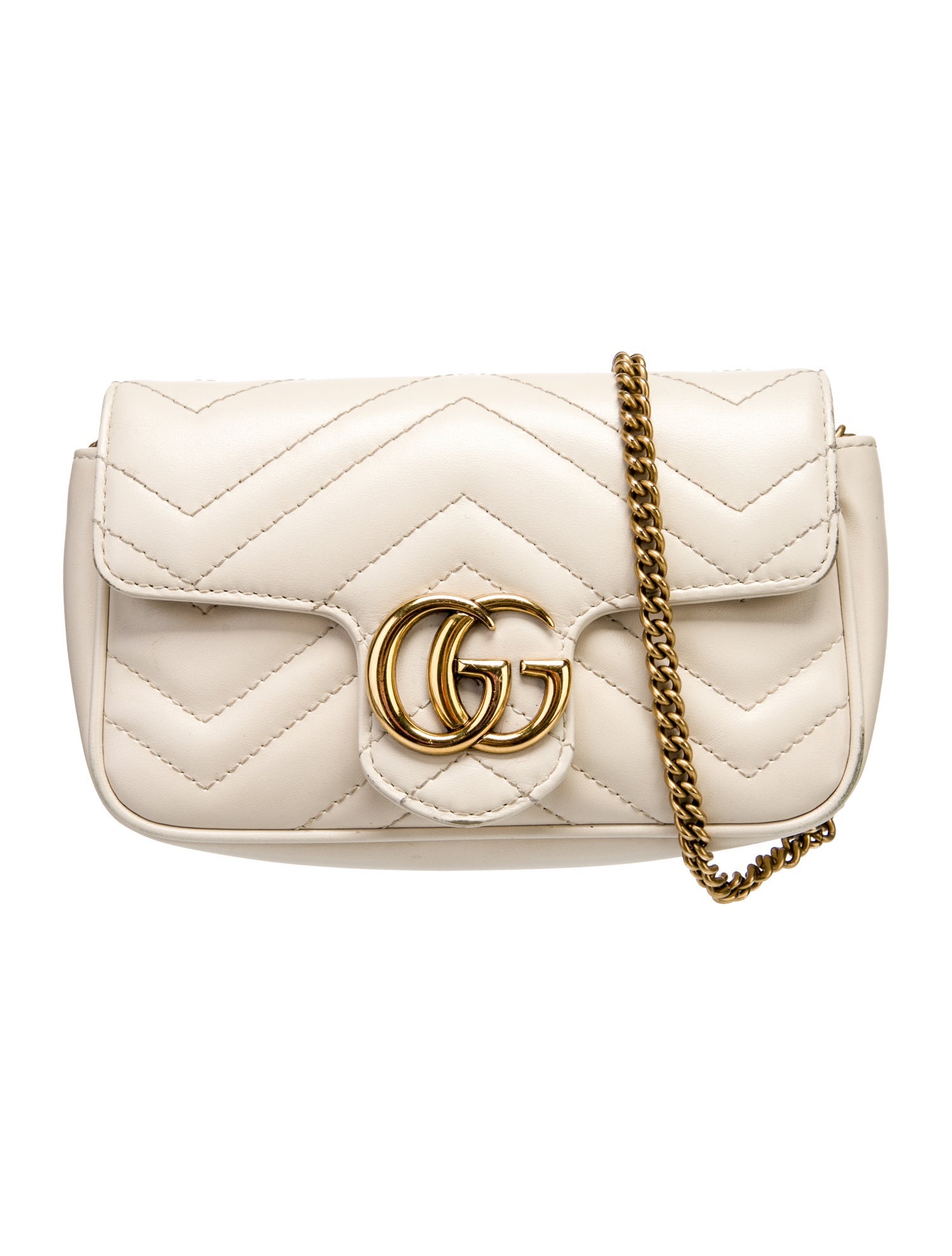 Gucci Leather Marmont Super Mini