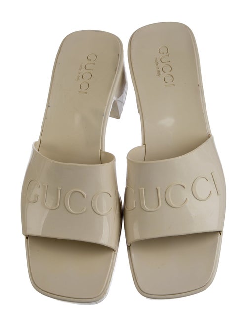Gucci Patent Leather Slides