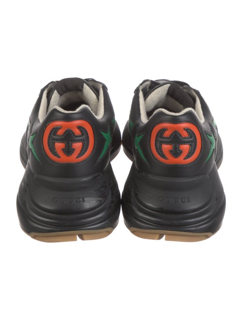 Gucci Leather Printed Sneakers