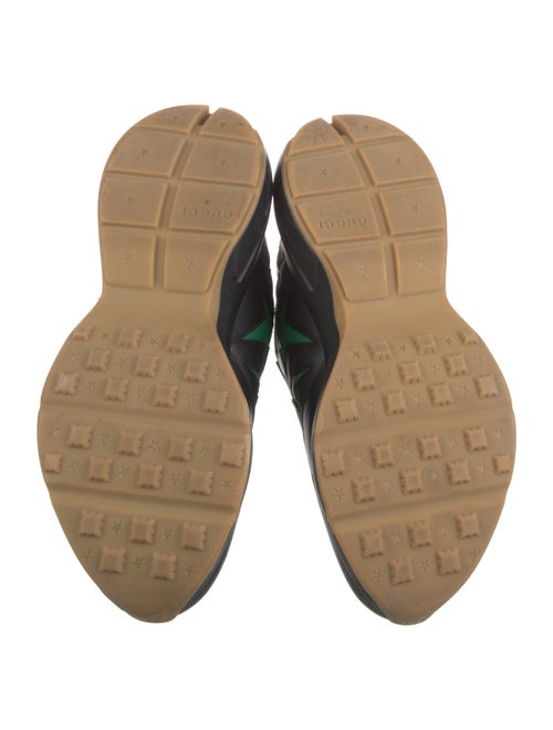 Gucci Leather Printed Sneakers