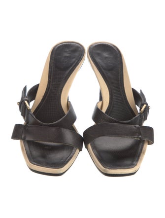 Gucci Leather Slides