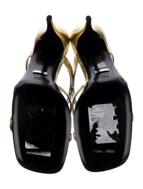 Gucci Horsebit Accent Leather Slides