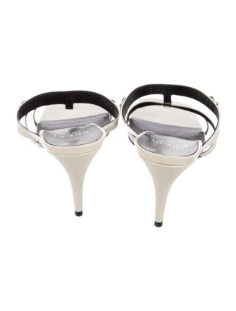 Gucci Horsebit Accent Patent Leather Slides