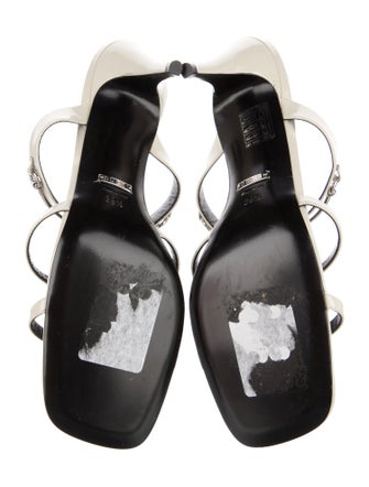 Gucci Horsebit Accent Patent Leather Slides