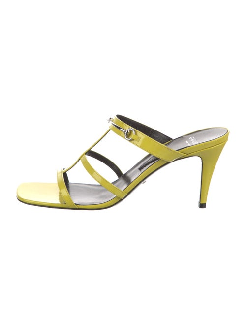 Gucci Patent Leather Printed Slides