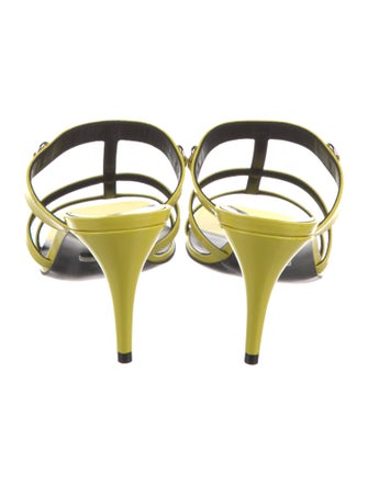 Gucci Patent Leather Printed Slides