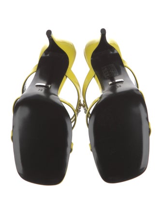 Gucci Patent Leather Printed Slides