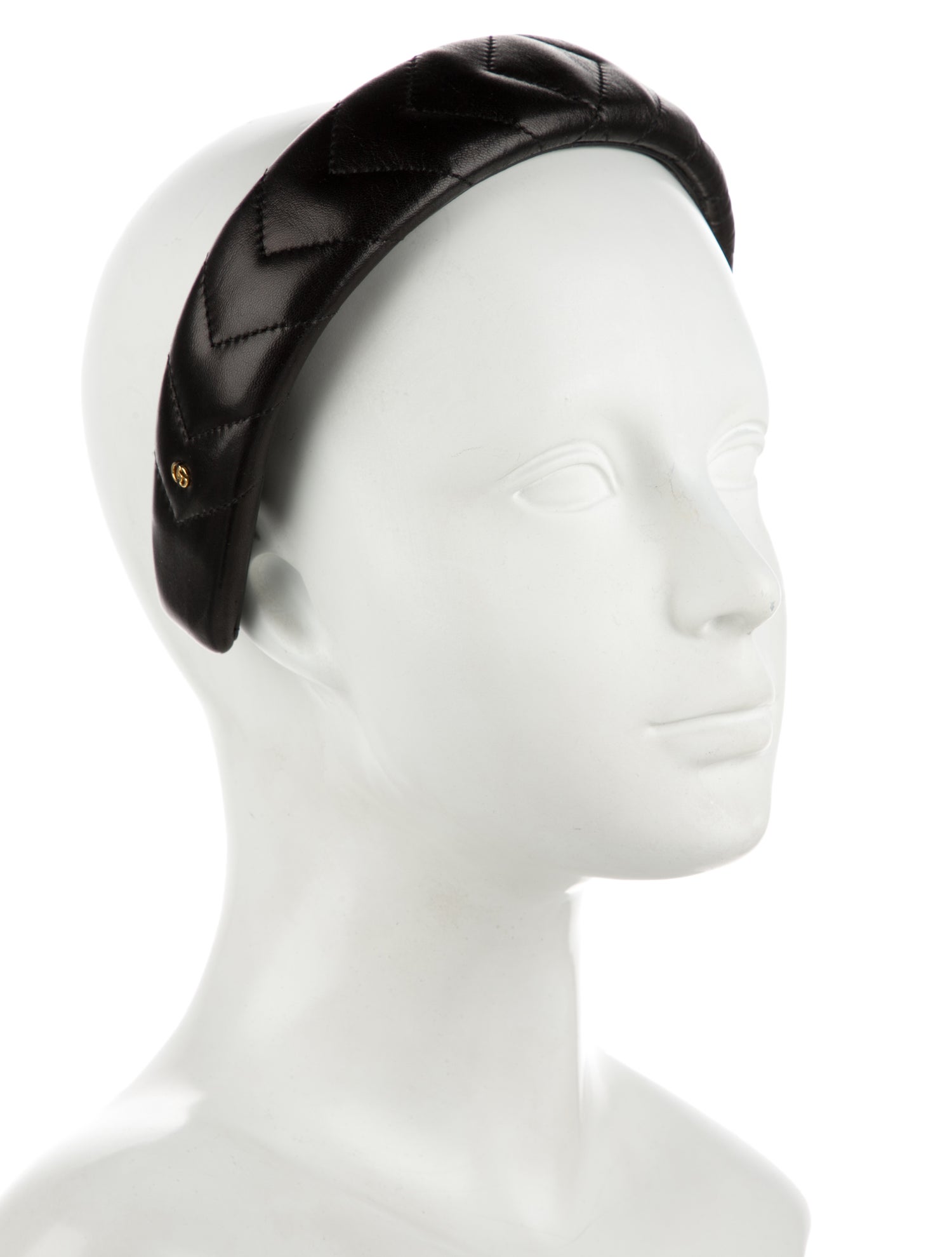 Gucci Brown Leather Headband