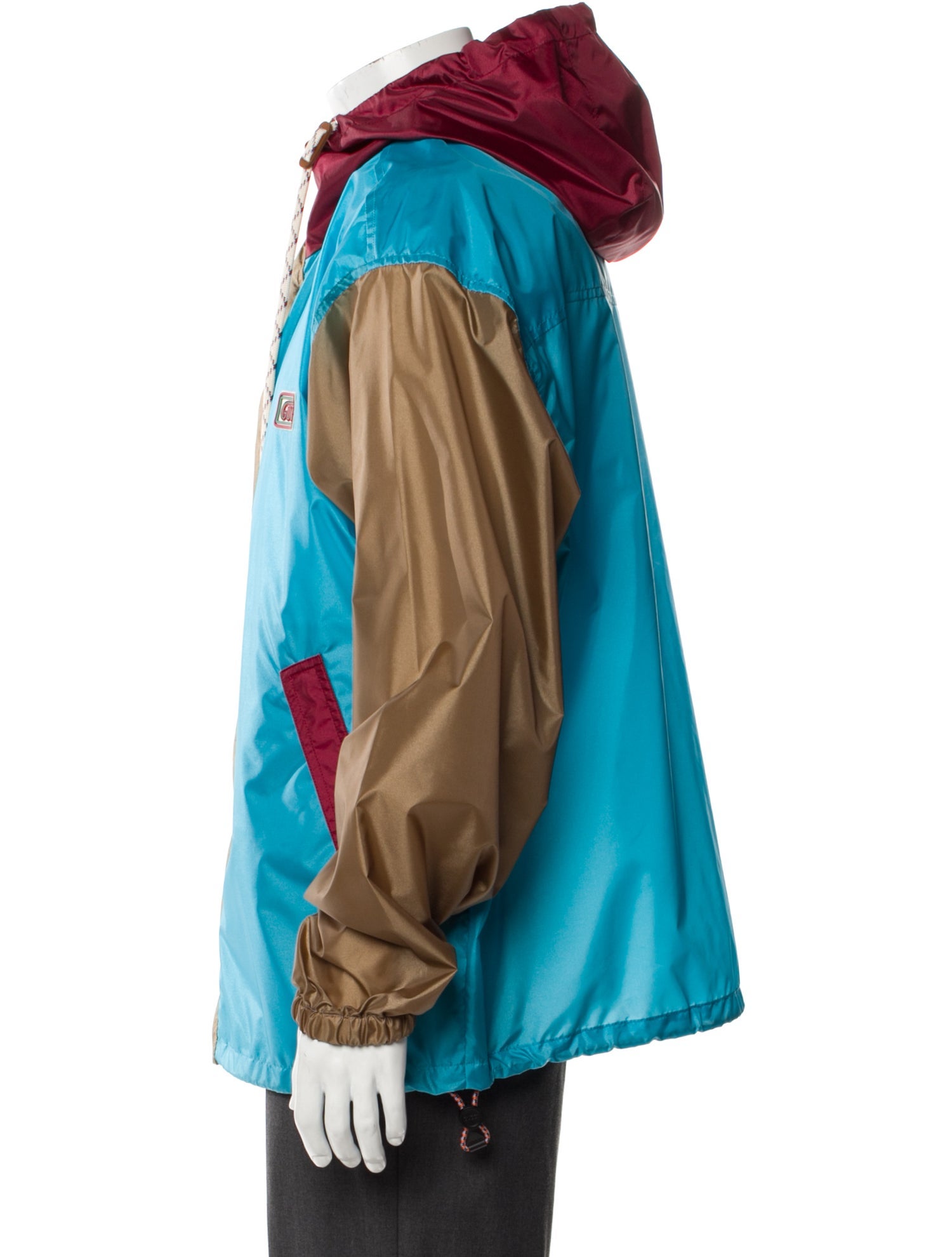 Gucci 2023 Colorblock Pattern Windbreaker
