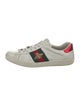 Gucci Web Accent Leather Sneakers