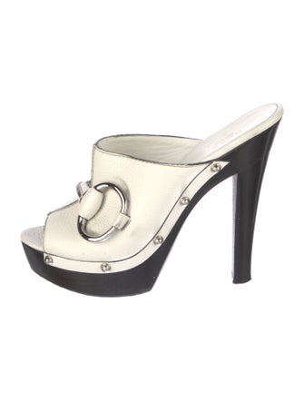 Gucci Leather Slides