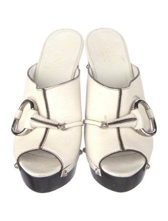 Gucci Leather Slides