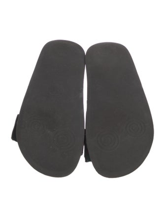 Gucci Web Accent Striped Slides