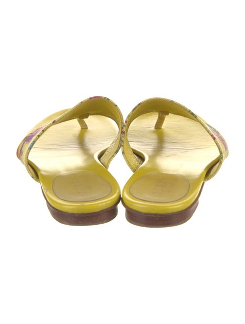 Gucci Canvas Floral Print Slides