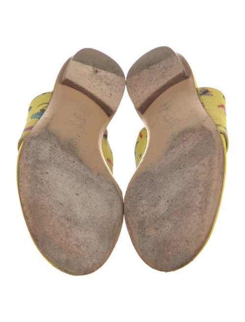 Gucci Canvas Floral Print Slides