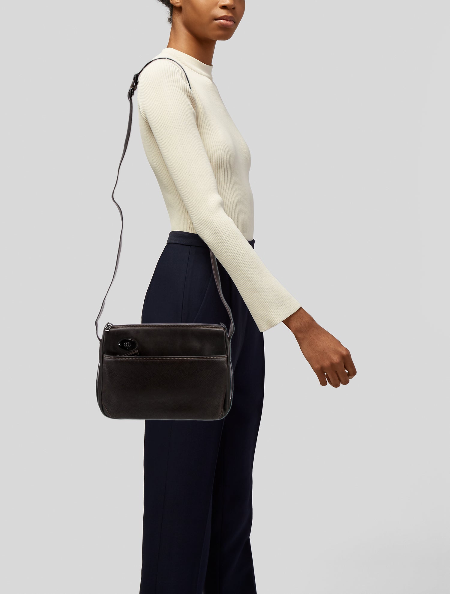 Gucci Leather Crossbody Bag Vintage