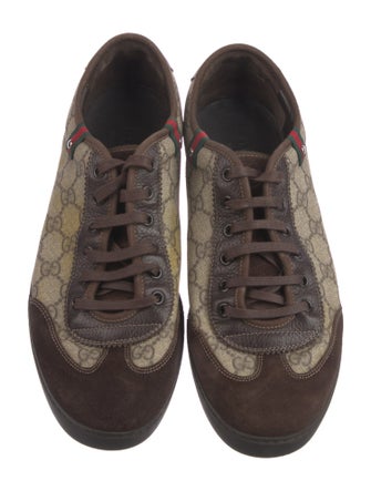 Gucci Web Accent Printed Sneakers