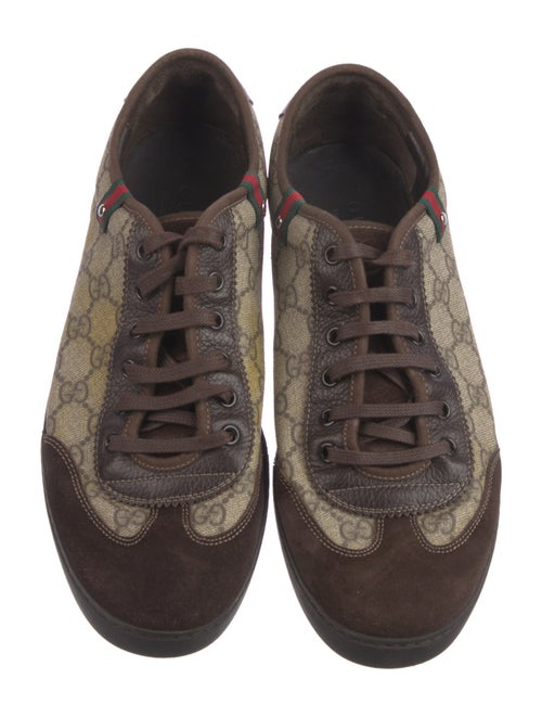 Gucci Web Accent Printed Sneakers