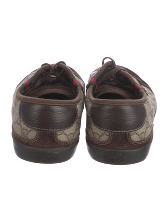 Gucci Web Accent Printed Sneakers