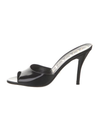 Gucci Patent Leather Slides