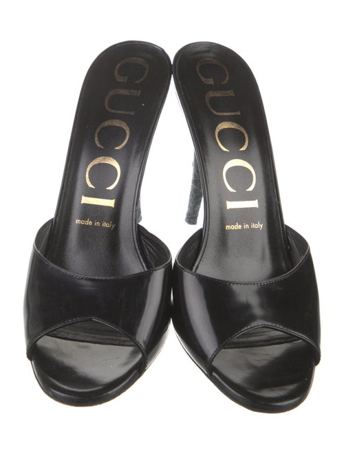 Gucci Patent Leather Slides